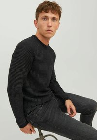 Jack & Jones CREW NECK SN - Maglione - black