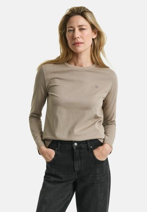 SHIELD LS - T-shirt à manches longues - taupe beige