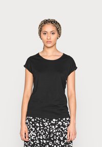 Anna Field 3 PACK - T-shirt básica - black/white/light blue