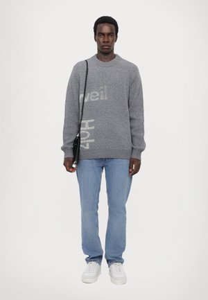 HAZA LOGO CREW UNISEX - Strikkegenser - grey mix
