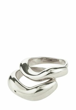SET - Ring - silver-coloured plated