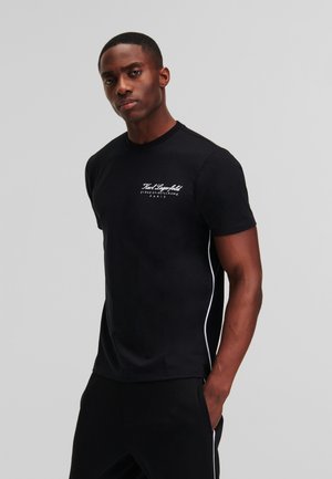 HOTEL KARL T-SHIRT - Pyjama top - black