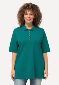 Ulla Popken MANCHES COURTES - Polotričko - classic emerald