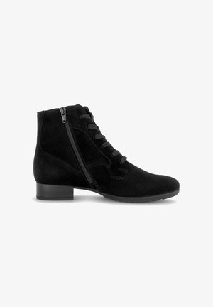 Gabor, GABOR SCHNÜRSTIEFELETTE - Snørestøvletter - black