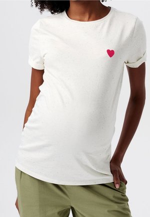 T-shirt print - off-white