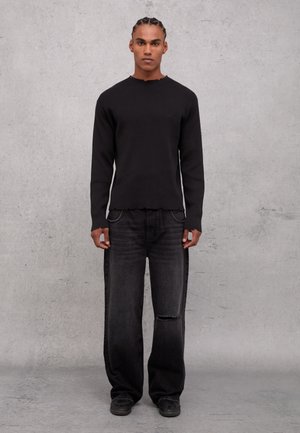 BAGGY WASHED - Relaxed fit jeans - graphite grey
