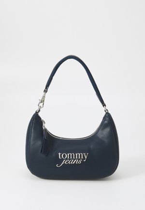 BOLD SCRIPT SHOULDER BAG - Handbag - dark night navy