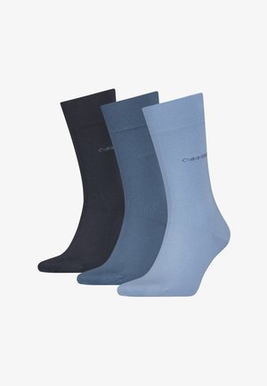 3ER-PACK - Calze - blue