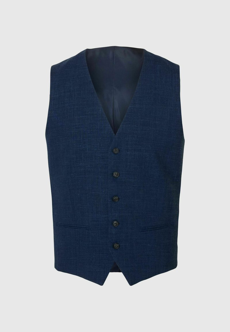 SELECTED HOMME Steppweste Für Herren – Blau, Mit Reißverschluss