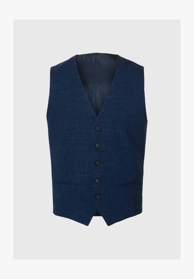 SELECTED HOMME Steppweste Für Herren – Blau, Mit Reißverschluss