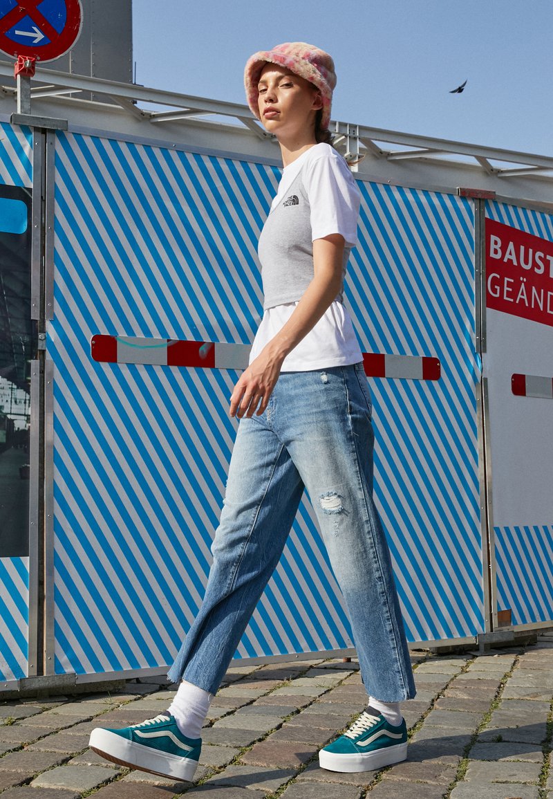 Vans OLD STACKFORM - Zapatillas - deep teal/azul petróleo - Zalando.es