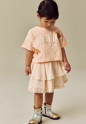 REGULAR FIT  - A-line skirt - peach pink