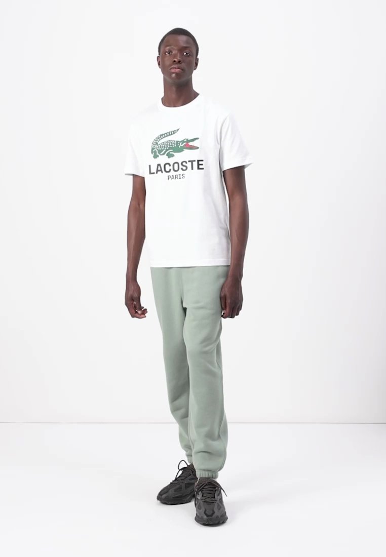 Lacoste Тениска с щампа - white