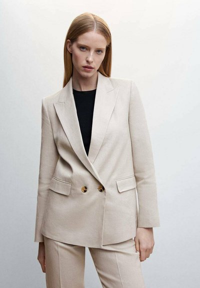 Onlcaro Lana Oversize Blazer Oxford Tan