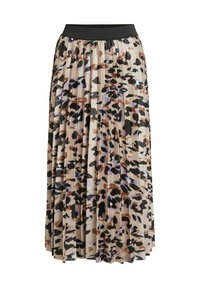 VILA Falda acampanada - beige