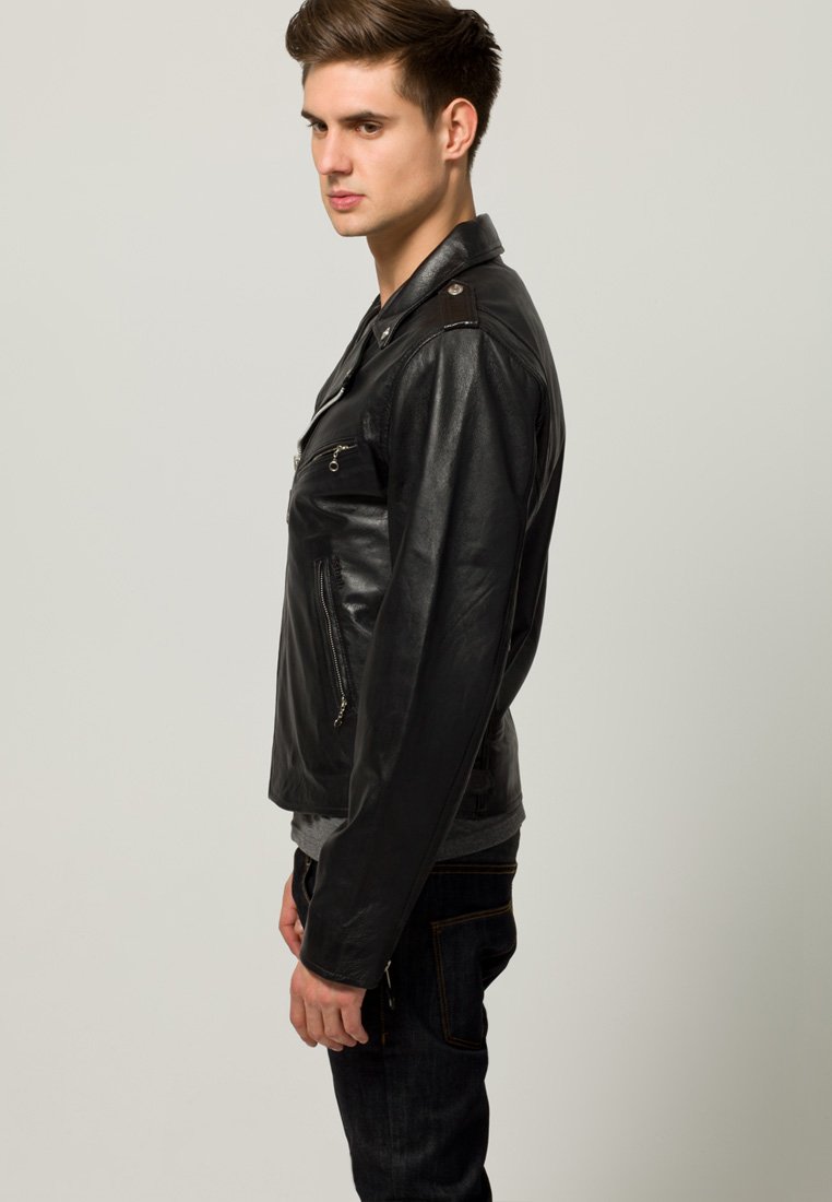 Schott Leather jacket - black - Zalando.co.uk