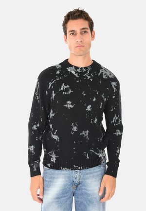TIE DYE - Maglione - nero