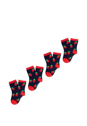 4-PACK PRINTS - Strømper - tiny strawberry