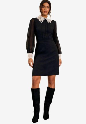REGULAR FIT COLLAR  - Kreklkleita - black
