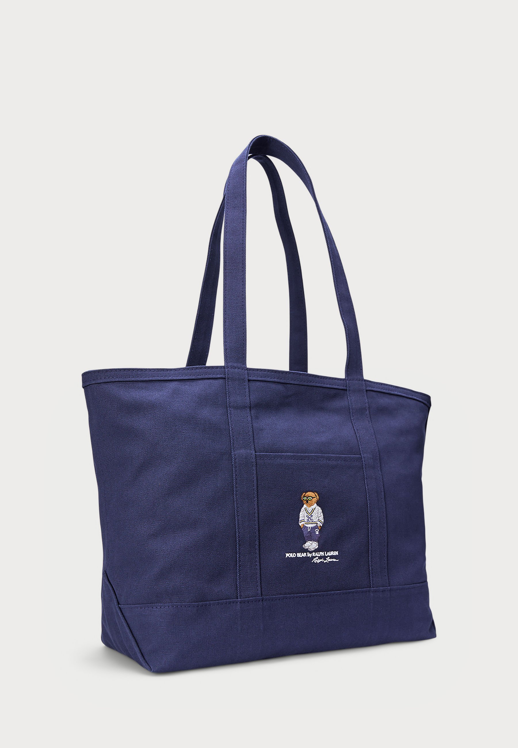 トートバッグ Polo Ralph Lauren/Polo Bear Twill Shopper Tote/Moss Agate Polo Bear Twill Shopper Tote