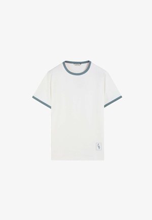 Scalpers, SCALPERS SCCONTRAST RIB TEE - Basic T-shirt - lightduck
