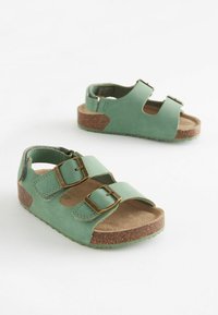 Next CUSHIONED DOUBLE BUCKLE TOUCH FASTENING STANDARD - Lära-gå-skor - sage green