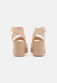 Even&Odd Wide Fit Platforminiai sandalai - beige