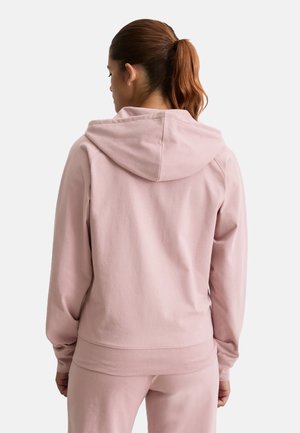 Zip-up sweatshirt - dark mauve