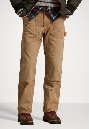 Pantalones - tan