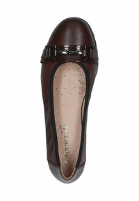 Caprice Balerina cipők - bordeaux comb