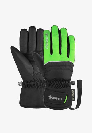 Reusch TEDDY GORE-TEX - Handsker - black/neon green