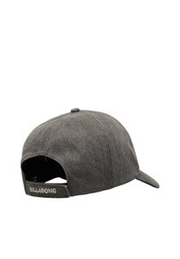 Γκρι καπέλο με υφή υφάσματος, κυρτή γείσο και κούμπωμα snapback. Φέρει το λογότυπο "BILLABONG" στο πίσω μέρος.