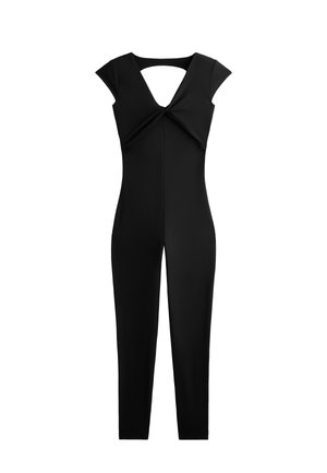 OYSHO COMFORTLUX OPEN BACK - cvičební overal - black
