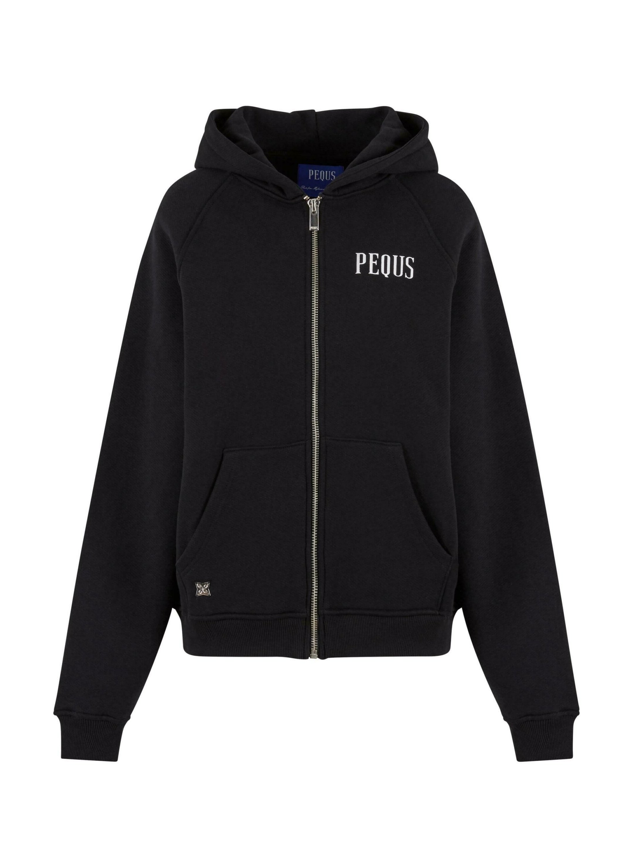 PEQUS RHINESTONE ART GALLERY - Zip-up sweatshirt - black - Zalando