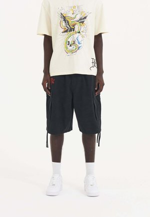 Ed Hardy DRAGON CRAWL - Shorts - black