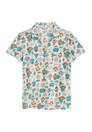 Seasalt Cornwall, SEASALT CORNWALL S/S WAVECREST SHIRT - Pólóing - white - apothecary plants chalk