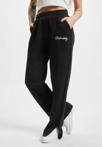 DEF WIDE LEG - Broek - black