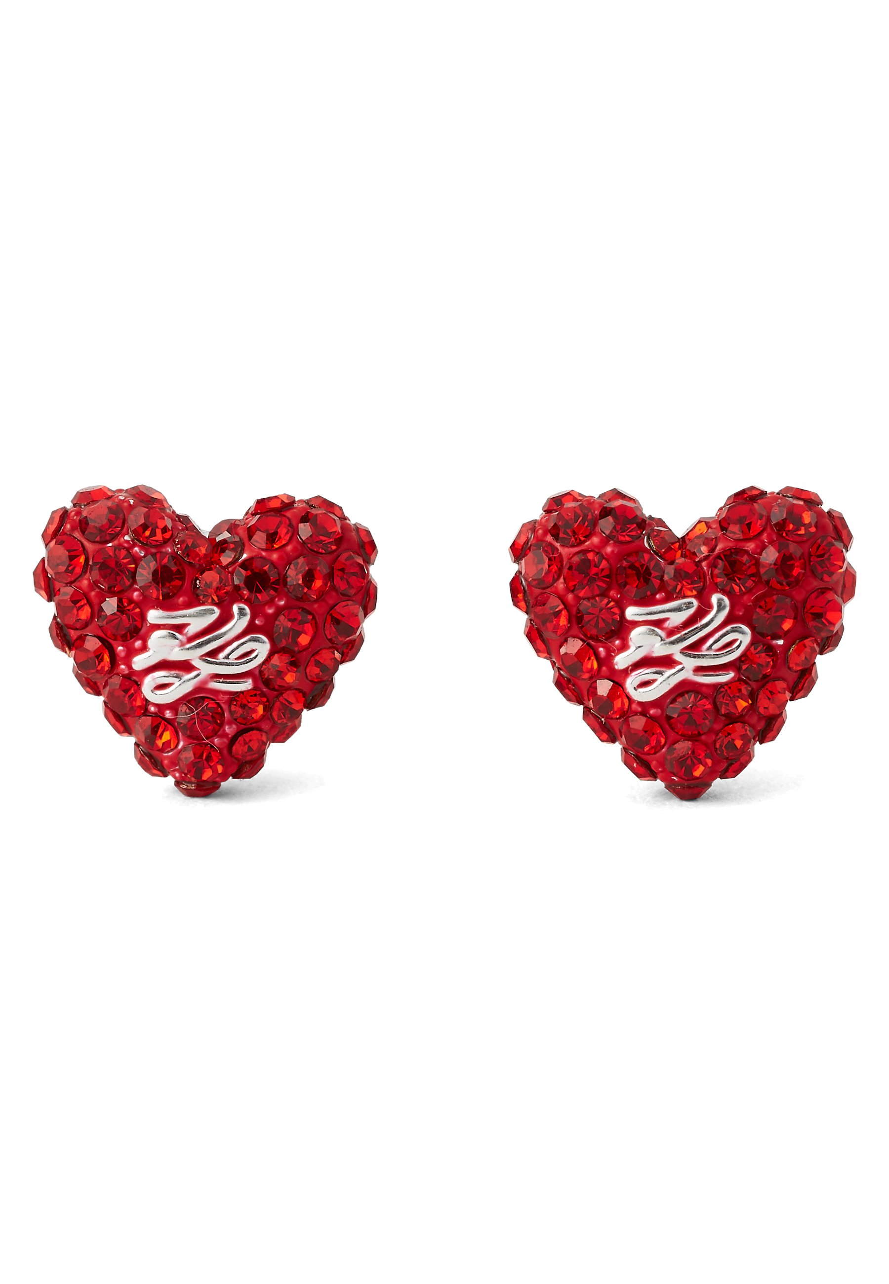 KARL LAGERFELD K/HEART - Earrings - silver-coloured - Zalando