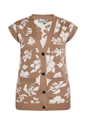 usha, Gilet - taupe wollweiss