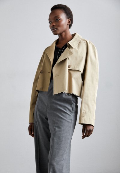 MM6 Maison Margiela PANTS - Auduma bikses - grey melange