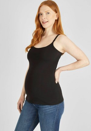 JoJo Maman Bébé 2-PACK MATERNITY NURSING - Alussärk - black