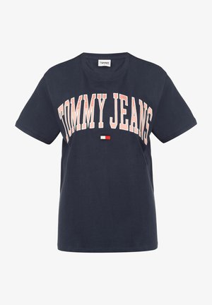 RLXD COLLEGIATE LOGO - T-shirt con stampa - twilight navy