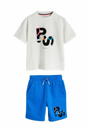 SET  - Jogginghose - white/blue