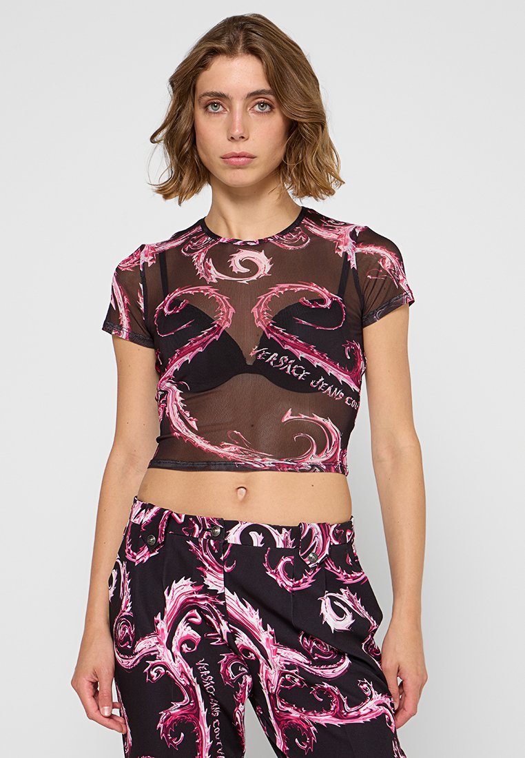 Versace Jeans Couture T-shirt print meerkleurig Versace Jeans Couture T-shirt print meerkleurig