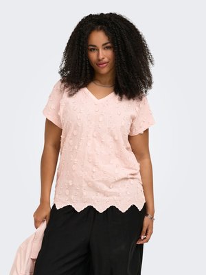 ONLY Carmakoma, CARLULU - T-shirt imprimé - sepia rose