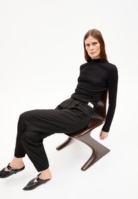 ARMEDANGELS FATIMAARA - Langarmshirt - black