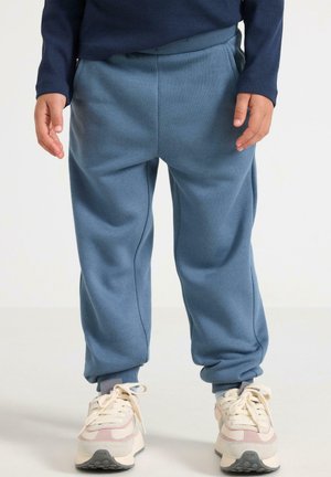 Lindex, LINDEX JOGGERS WITH BRUSHED INSIDE LINDEX UNISEX - Træningsbukser - dark dusty blue