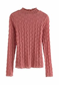 TEXTURED ROLL NECK - Palaidinė - rose pink