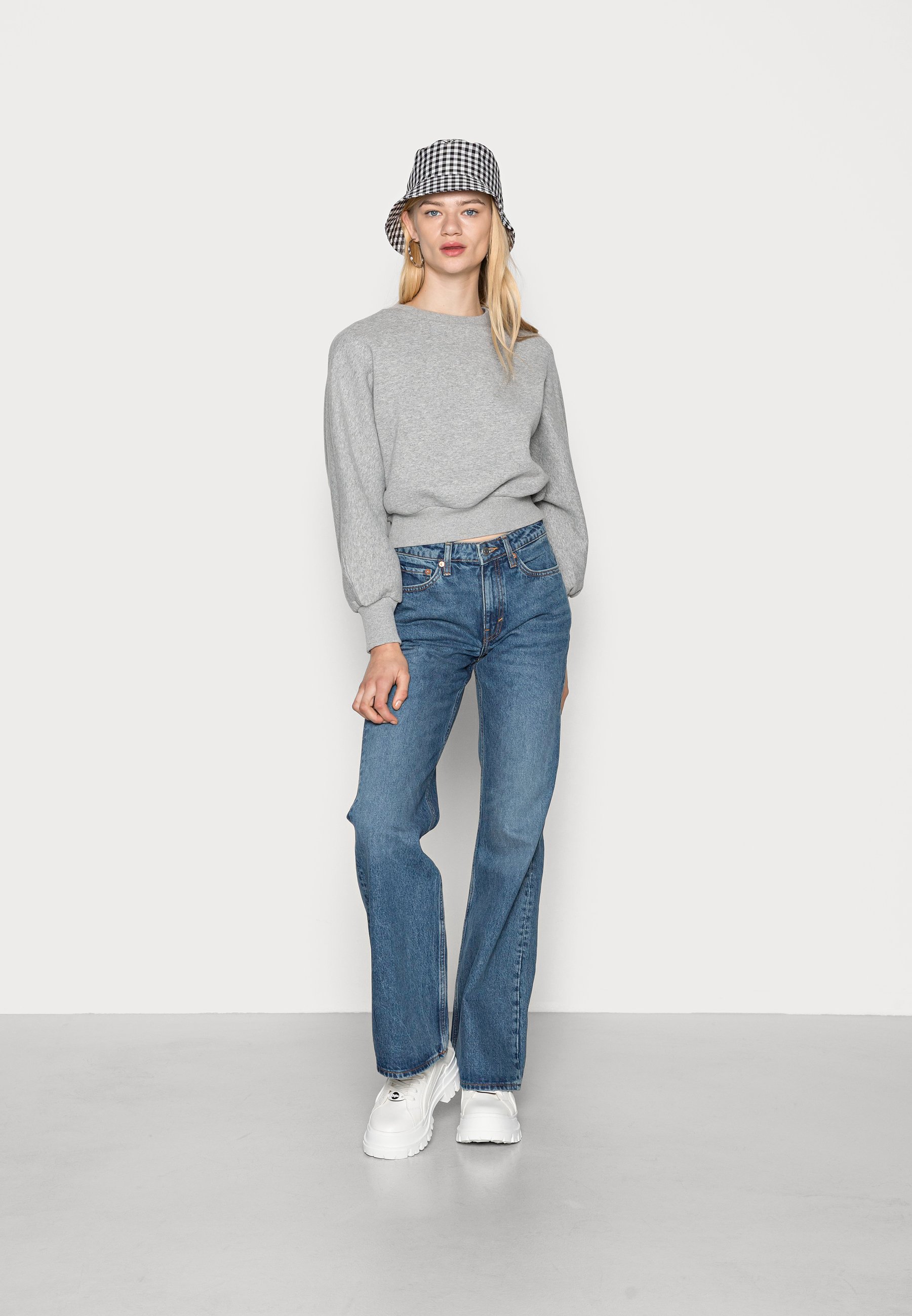 Weekday TOWER - Flared Jeans - deep 