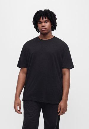 Jack & Jones Plus Size Plain - T-shirt basic - black